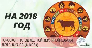 Гороскоп на 2018 год для Козы: женщина и мужчина Гороскоп на 2018 год для Козы: женщина и мужчина
