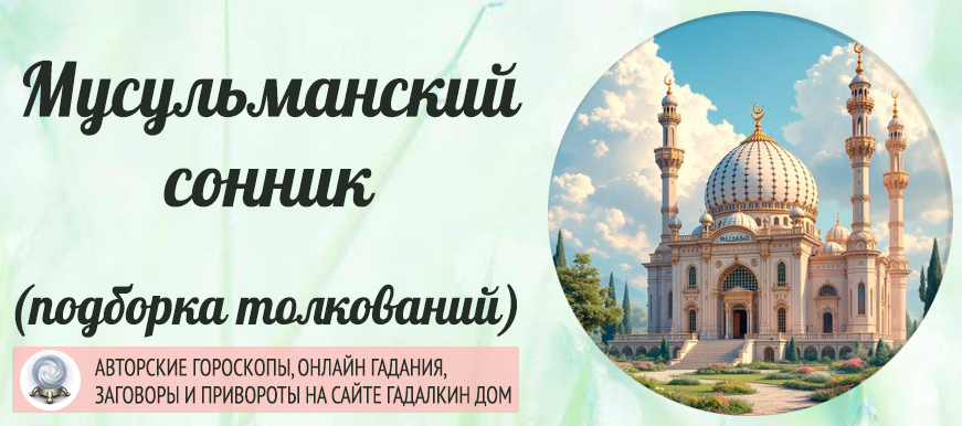 Исламский мусульманский сонник