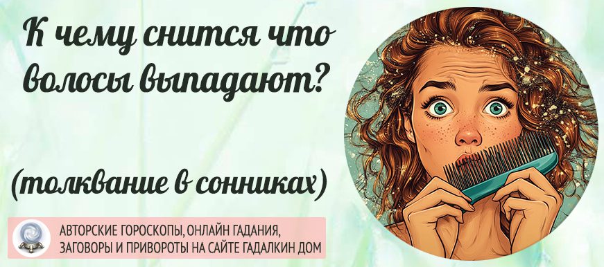 сонник волосы выпадают прядями