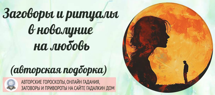 заговоры в новолуние на любовь