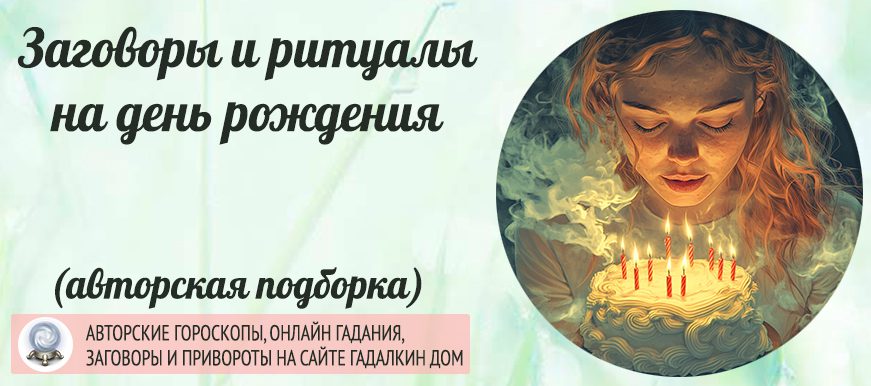 Заговоры и ритуалы на день рождения