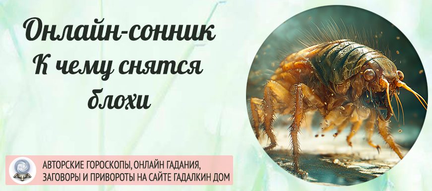 Сонник: блохи