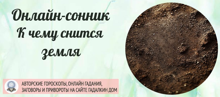 сонник земля