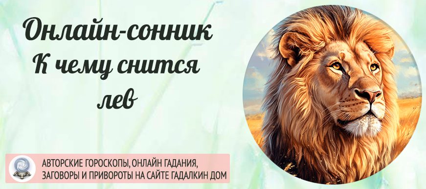 Лев во сне