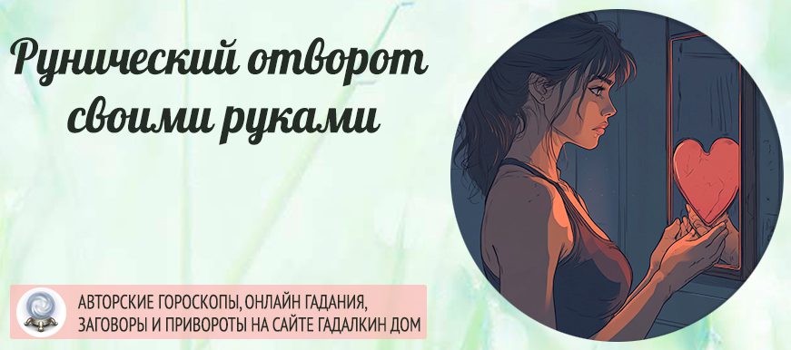 Рунический отворот своими руками