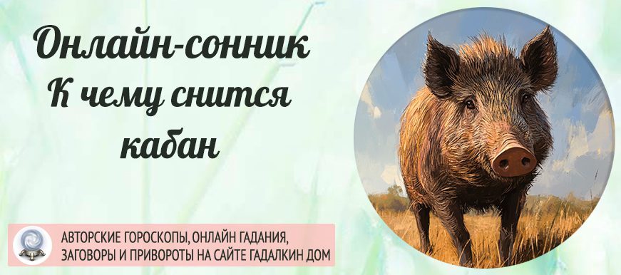 кабан во сне