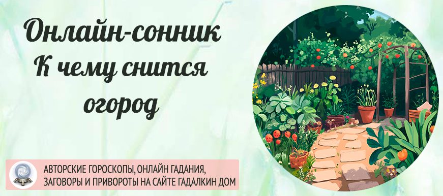 Огород во сне