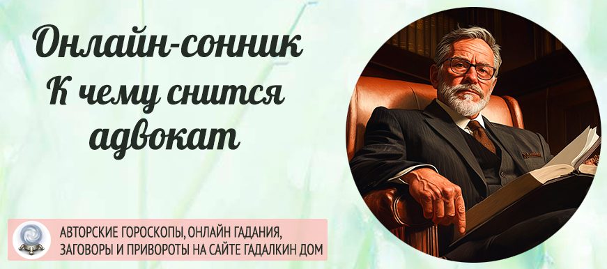 сонник адвокат