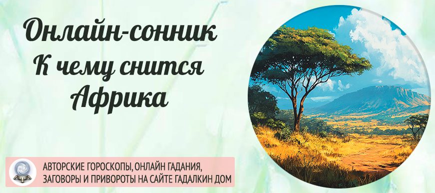 сонник Африка