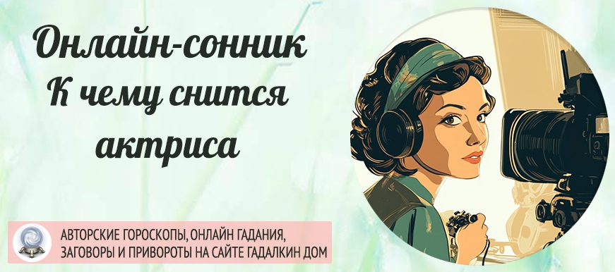 сонник актриса