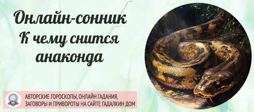 сонник анаконда