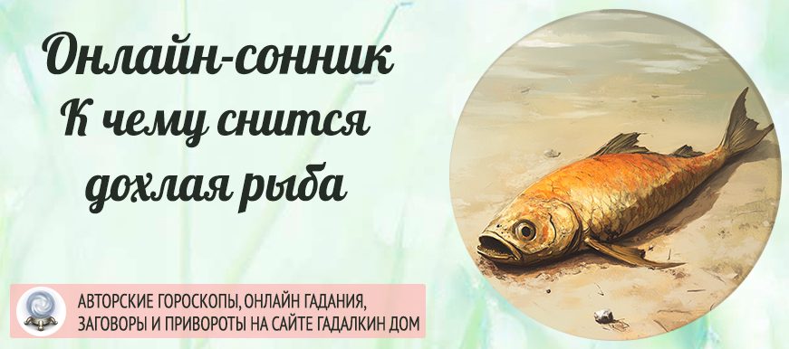 сонник дохлая рыба