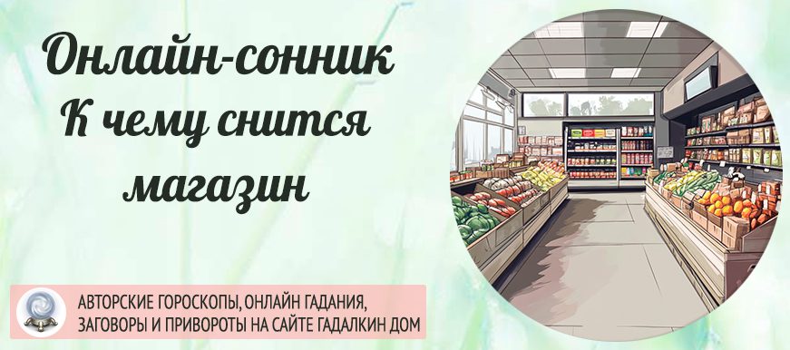 сонник магазин