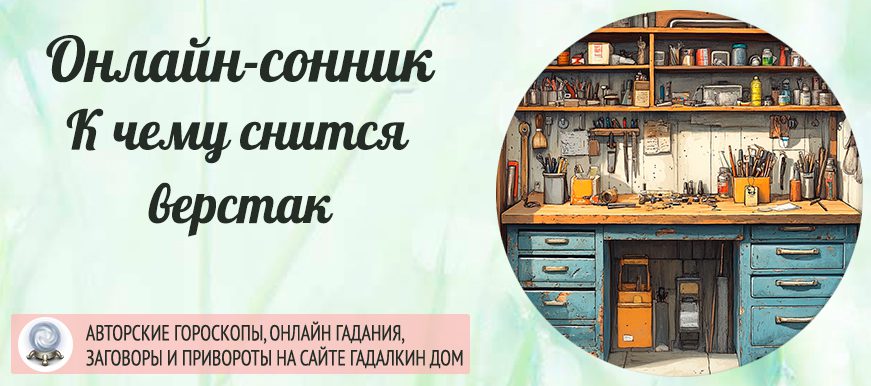 сонник верстак