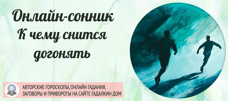 сонник догонять