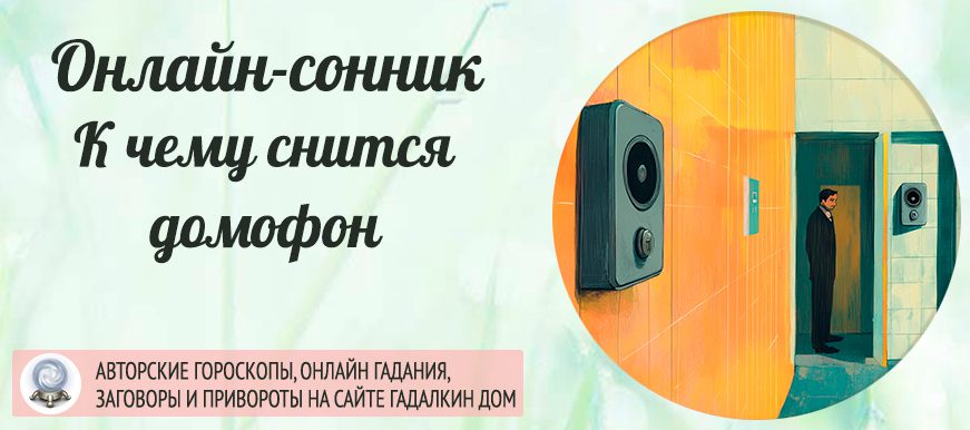 Домофон во сне