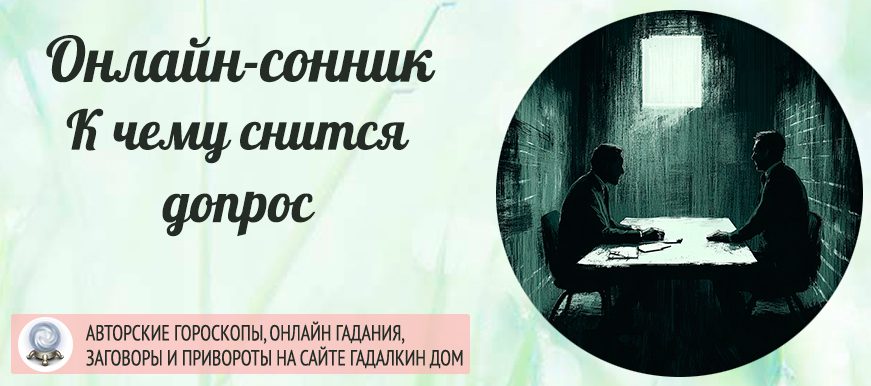 приснился допрос