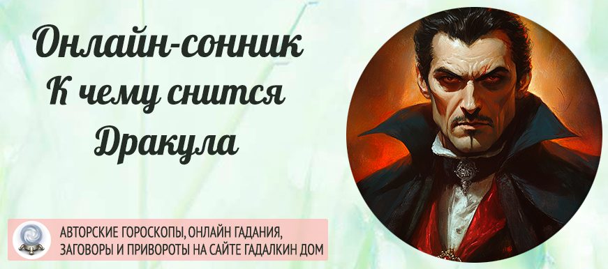 Если вам приснился Дракула