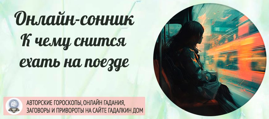 К чему снится ехать в поезде