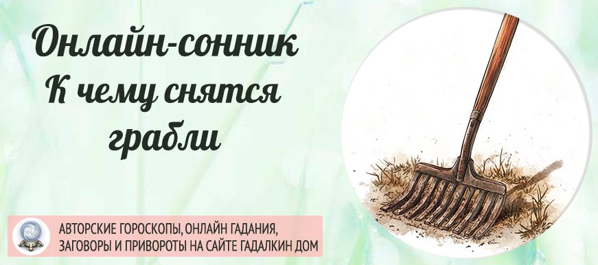 Если вы увидели во сне грабли