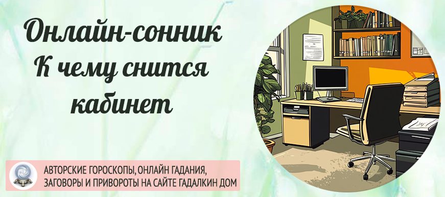 приснился кабинет