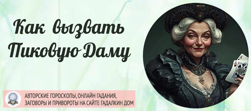 Как можно вызвать Пиковую Даму в домашних условиях
