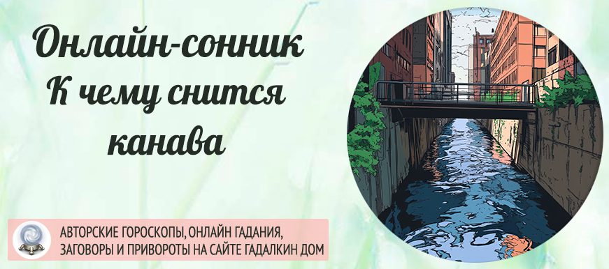 сонник канава