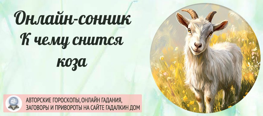 К чему снится коза