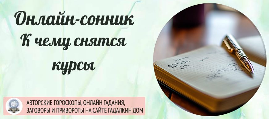 сонник курсы