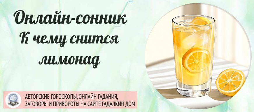 приснился лимонад