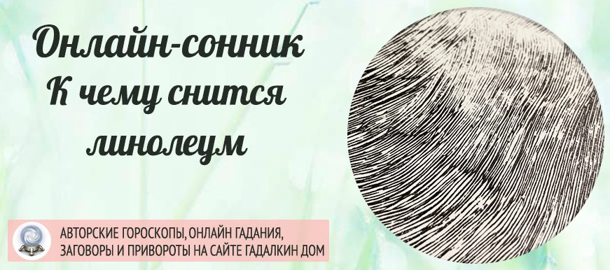 приснился линолеум