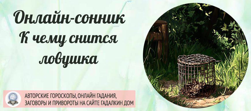 приснилась ловушка