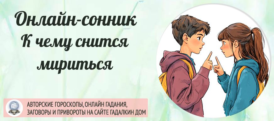 сонник мириться