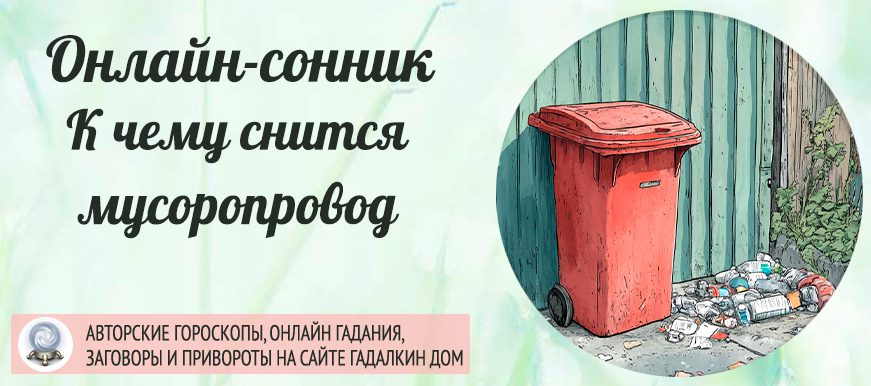 сонник мусоропровод