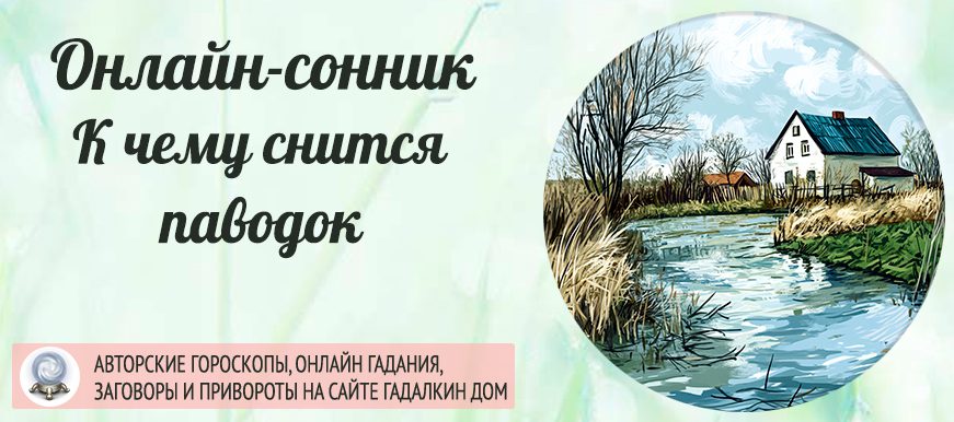 приснился паводок