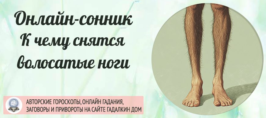 К чему снятся волосатые ноги