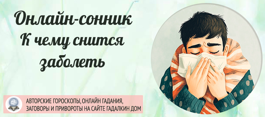 приснилось, что вы заболели