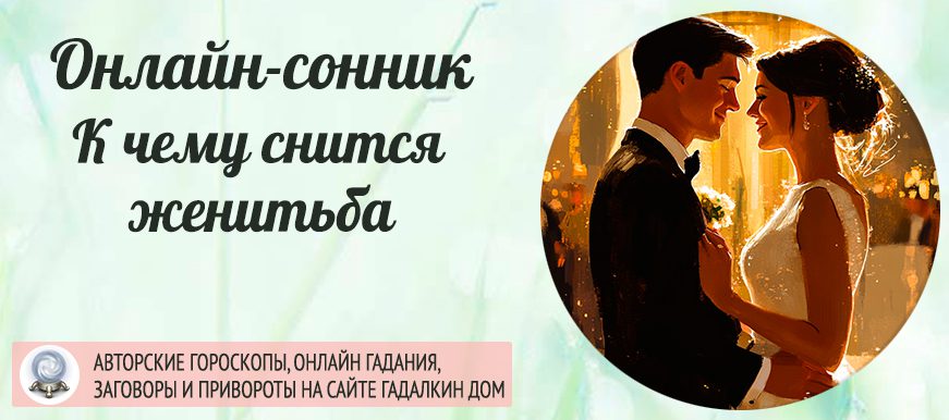 К чему снится женитьба