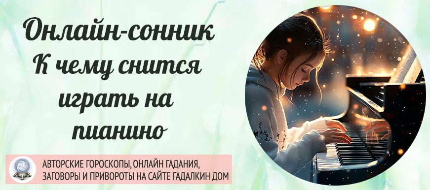 К чему снится играть на пианино