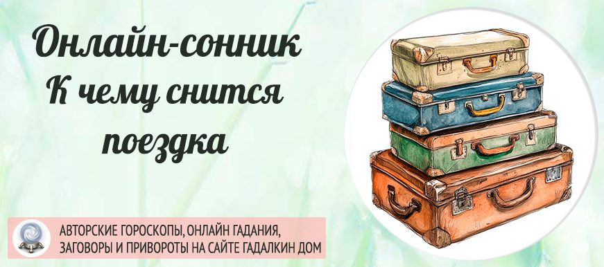 К чему снится поездка