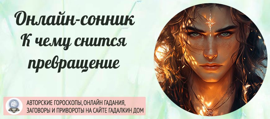 приснилось превращение