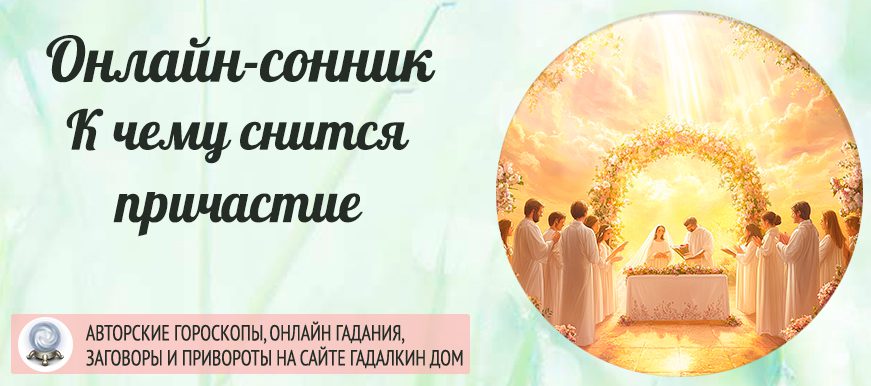 приснилось причастие