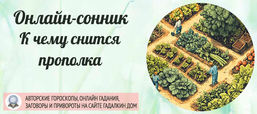 приснилась прополка