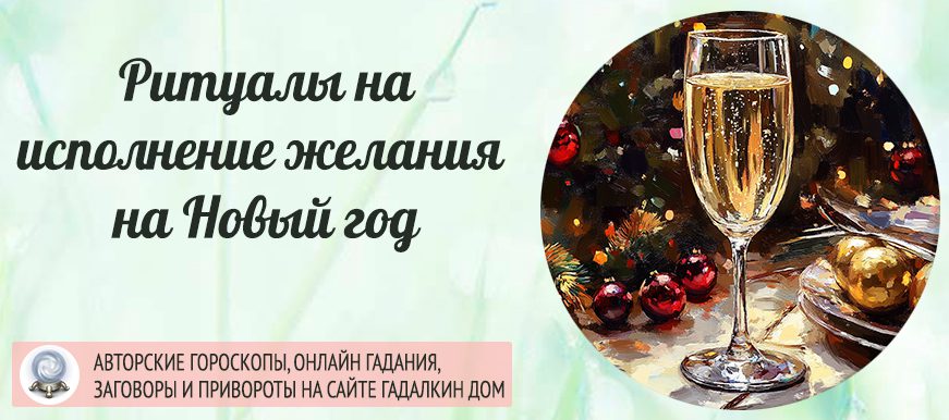 Заговоры и ритуалы на исполнение желания