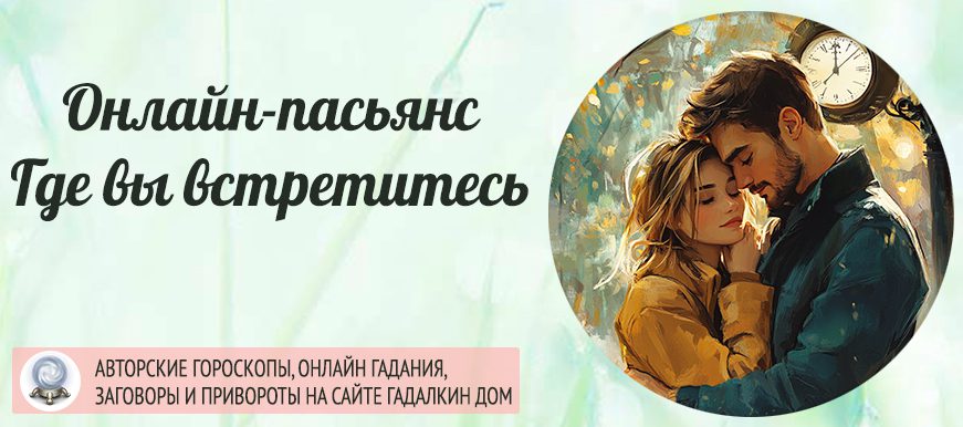 пасьянс где вы встретитесь