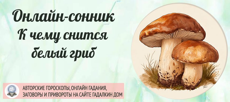 Сонник: собирать белые грибы