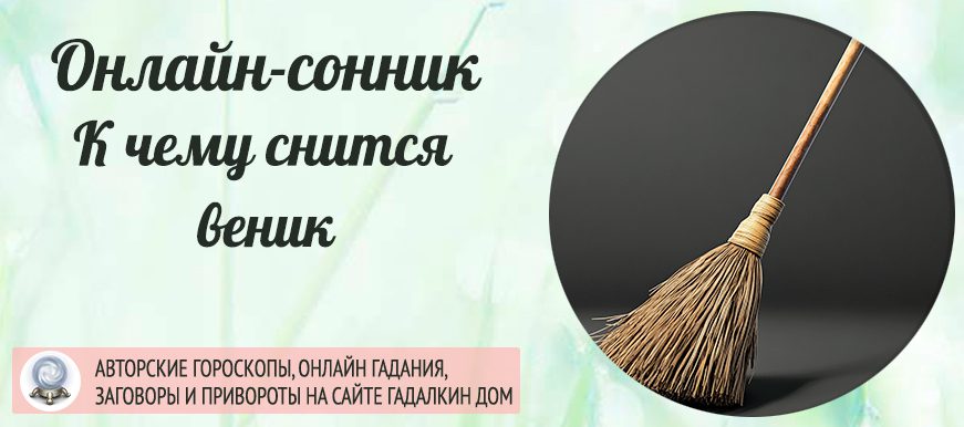 Сонник: веник
