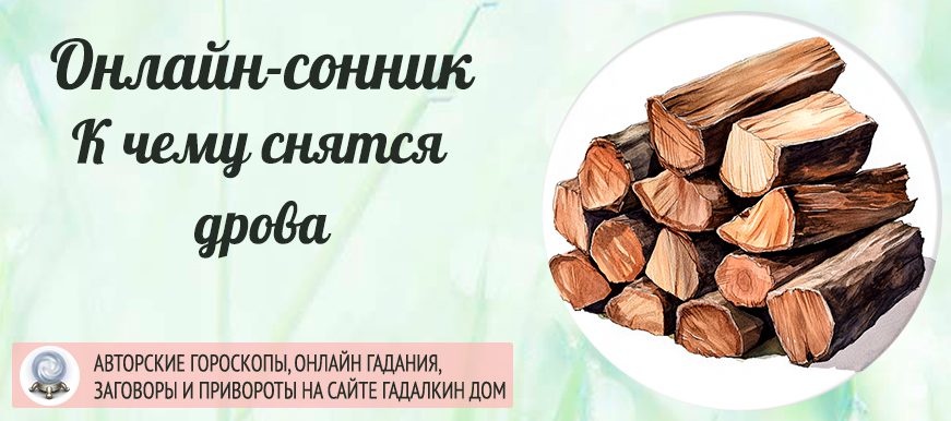 Сонник: дрова