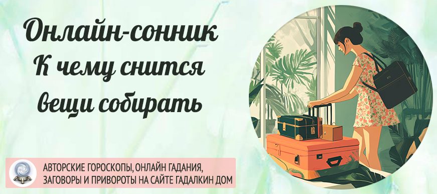 Сонник: собирать вещи