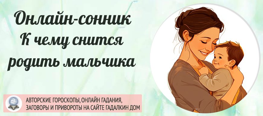 Сонник: к чему снится рождение мальчика